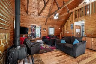 Scenic Cabin Retreat with Gym, Game Room and Outdoor Space - 3