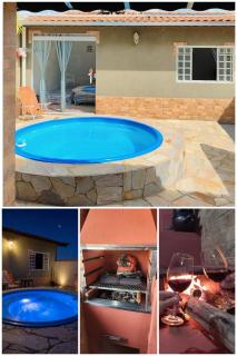 Casa Espaço Sara Piscina com total privacidade, área gourmet completa com churrasqueira fogão a lenha, a 5min do centro e do parque das águas - 0