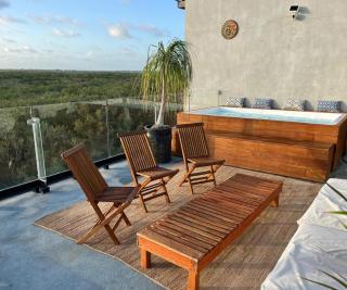 Beachfront 3BR Condo with Private Rooftop and lounge pool, Tankah Bay - 9