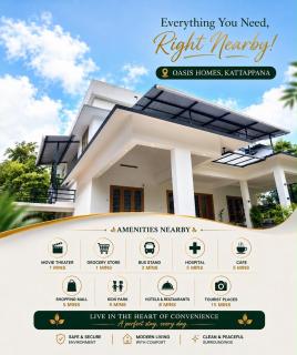 Luxury 3 Rooms stay - Oasis Homes, Kattappana - Near top attractions of Idukki - 0