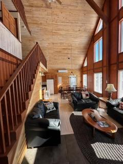 3BR A-Frame Cabin By Scenic Pond, HotTub, Firepit - 5