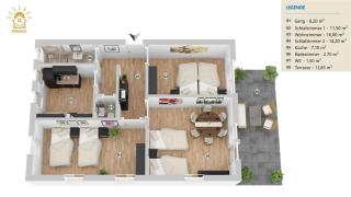 KRelax Black Forest - 3 Bedrooms - 6 Guests - Terrace - Parking - Smart TV - Near Thermal Baths - Nature - 2
