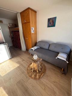 Studio cabine 4 couchages vue sur les pistes - 7