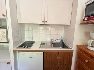 Studio cabine 4 pers au pied des pistes, sud avec balcon - FR-1-557-39 - 6