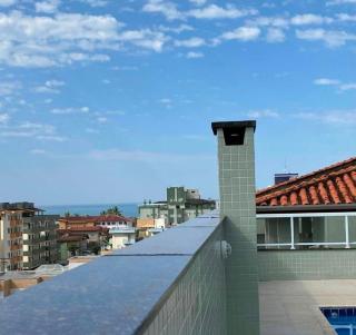 ÁREA DE LAZER NA COBERTURA COM VISTA PARA O MAR - 6