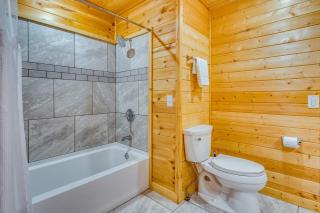 Creekside Smokies Log Cabin w/ Hot Tub & Game Room - 1