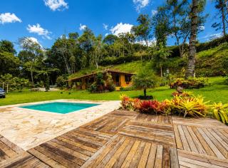 Sítio com piscina, churrasqueira, lareira, fogueira e riacho em Teresópolis - 0
