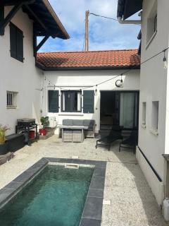 Surf lodge terrasse vue mer Capbreton - 0