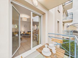 Vue mer, plage à pied, bel appart pour 4 - 7