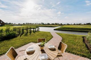 Küsten Suite Grachten Suite 1 direkte Wasserlage, Terrasse, 76qm, Neubaugebiet - Greetsiel - 8