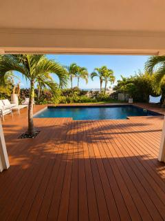 VILLA SERENITY magnifique villa 8 personnes avec piscine et vue mer à ST-GILLES-LES-BAINS, quartier de Montroquefeuil - 6