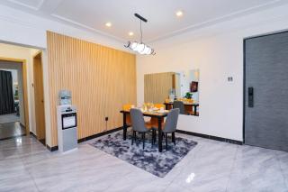 classy tastefully furnished executive two bedroom apartment with fully equipped gym ample parking space swimming pool children playing ground and amazing scenic views - 6