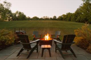 Hot Tub Fire Pit Mountain Escape Journeys End - 5