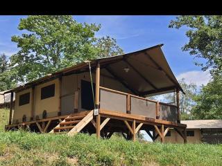 Bungalow toilé, animaux acceptés - 5 pers. - API-1-52-2781 - 9