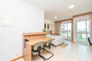 Flat Saint Moritz, Espaçoso, Região Central de Brasília, Vista para Esplanada - 7