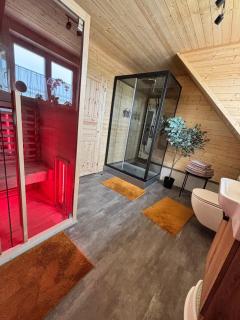 Modernes Blockhaus mit Sauna Flair - 5