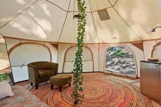 RRG Glamping Tent, Heated, Fire Pit, Hot Tub - 5