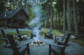 Little River - Waterfront Sauna & Chic Log Cabin - 0