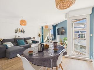 Vue mer, plage à pied, appart pour 4 - 1