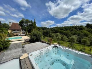 Villa 10 couchages avec piscine chauffée & jacuzzi avec vue imprenable - 0