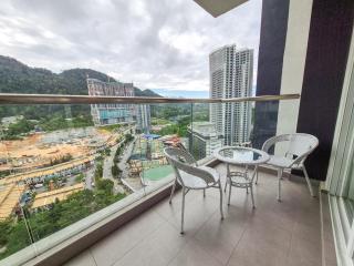 Windmill upon hill by Blue sky genting highland - 1