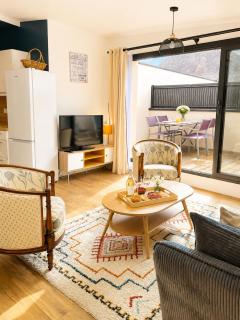 Plein centre Auray - Grand duplex 2 suites avec terrasse ensoleillée - 7