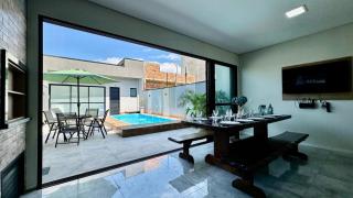 Piscina privativa, churrasqueira e ar-condicionado - 9