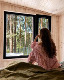 Connect Cabin - Bungalow Brasov, jacuzzi & forest view - 8