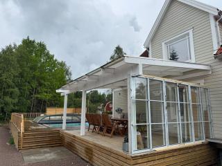 large house with pool in Småland near river - 6