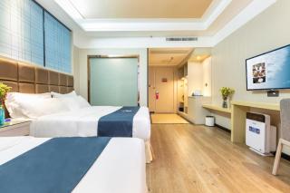 Echarm Hotel Panyu Chimelong Guangzhou South Railway Station Wanbo Metro Station - 4