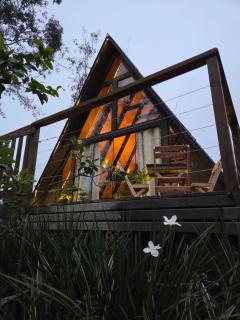 Chalé A-Frame Exclusivo com Lago Privativo - 9