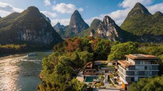 The First Glimpse Karst Villas - Where Mountain & Li River Views Capture Your Heart at First Glimpse - Neo-Chinese Courtyard Design & Personal Soaking Tubs - Infinity Pool & a Single Secluded Pool Suite - 1