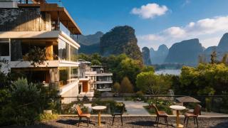 The First Glimpse Karst Villas - Where Mountain & Li River Views Capture Your Heart at First Glimpse - Neo-Chinese Courtyard Design & Personal Soaking Tubs - Infinity Pool & a Single Secluded Pool Suite - 2