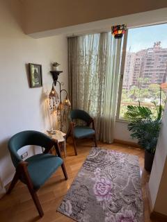 Central Antique Oasis in Mohandesin with park view - 1