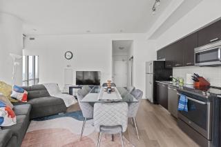 Spacious 2 Bedroom High Floor with Skyline View with Balcony in DT Toronto - 3