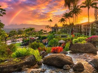 NEW Hanalei Bay Resort Pools & Waterfall Views - 7