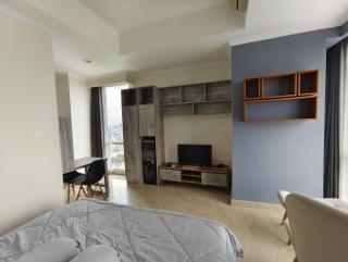 MENTENG PARK EMERALD EXCLUSIVE 1BEDROOM apartment 47sqm MODERN central jakarta brand new hotel grade amenities fully equipped kitchen - 0