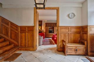 La Haute Barre - Maison XVIIIe jardin - cheminée - 4