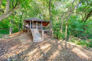 On-Site Trails & Fishing Pond: Rustic Ozark Cabin - 0