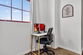 River Market Loft Retreat 2BR Urban Stay wtih Workspace & Parking - 1