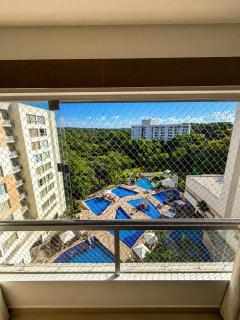 Vista piscinas, acesso ao Rio de águas Quentes Park Veredas - 9