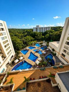 Vista piscinas, acesso ao Rio de águas Quentes Park Veredas - 8