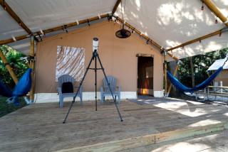 Deluxe Safari Tent with Hammocks & Fire Pit Retreat in Basinger, Florida - 5