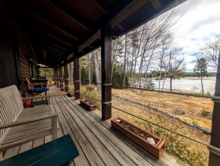 Waterfront Cabin Retreat with Deck Swing in Lamoine Point, Maine - 6
