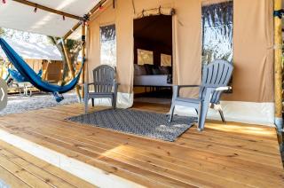 Safari Tent Retreat with Fire Pit and Hammocks in Basinger, Florida - 6