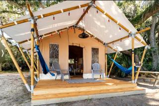 Safari Tent Retreat with Fire Pit and Hammocks in Basinger, Florida - 2