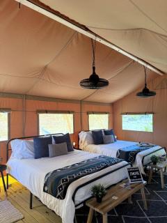 Spacious Double Safari Tent with Private Fire Pit Near Anna name Island in Bradenton, Florida - 8