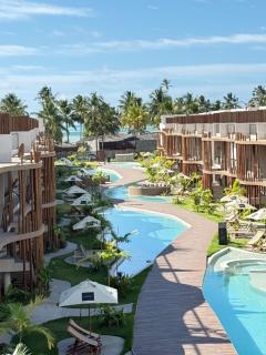 Apartamento Casa em condominio com Jacuzzi Privativa ha 40m da Praia Tatuamunha bem Beira mar! Comporta até 12 hóspedes - 0