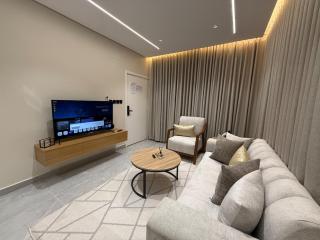 Apartment with one bedroom, living room, and kitchen, featuring a stylish and modern design and self check-in - 4