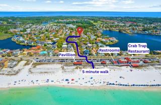 Walk to Beach Heated Pool, Hot Tub, Gym & Pickleball Prime Destin Location - 4